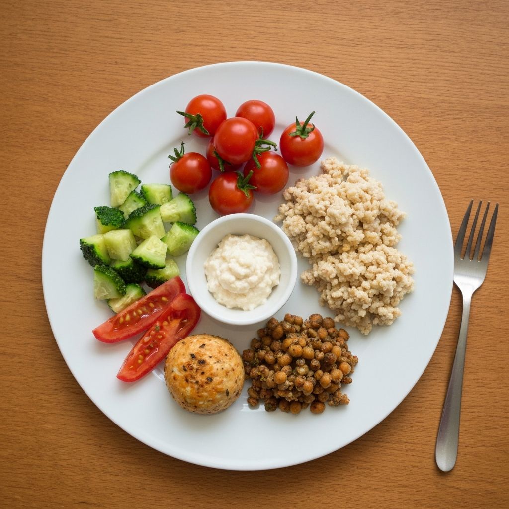 Portion control and moderation